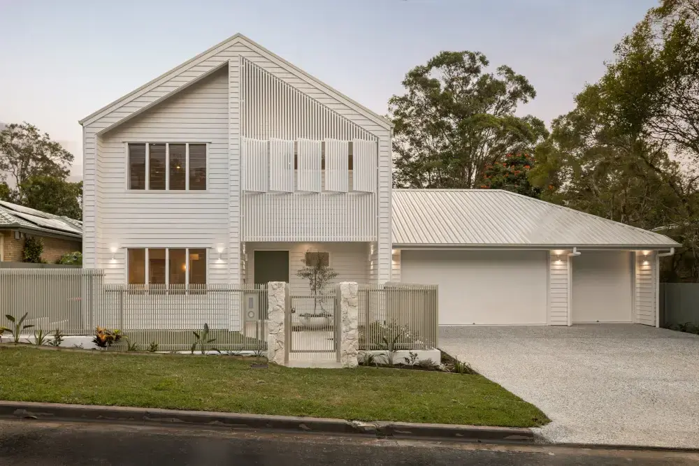 Completed knock down rebuild home at 19 Isabella Street, Tarragindi